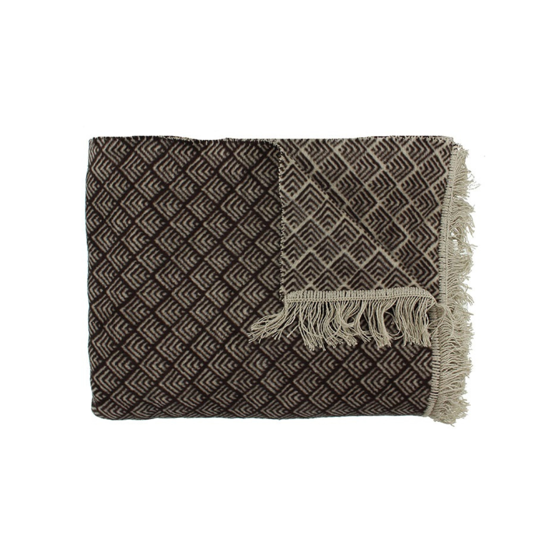 Claudi Plaid Brian Chocolate | Sterk Wonen